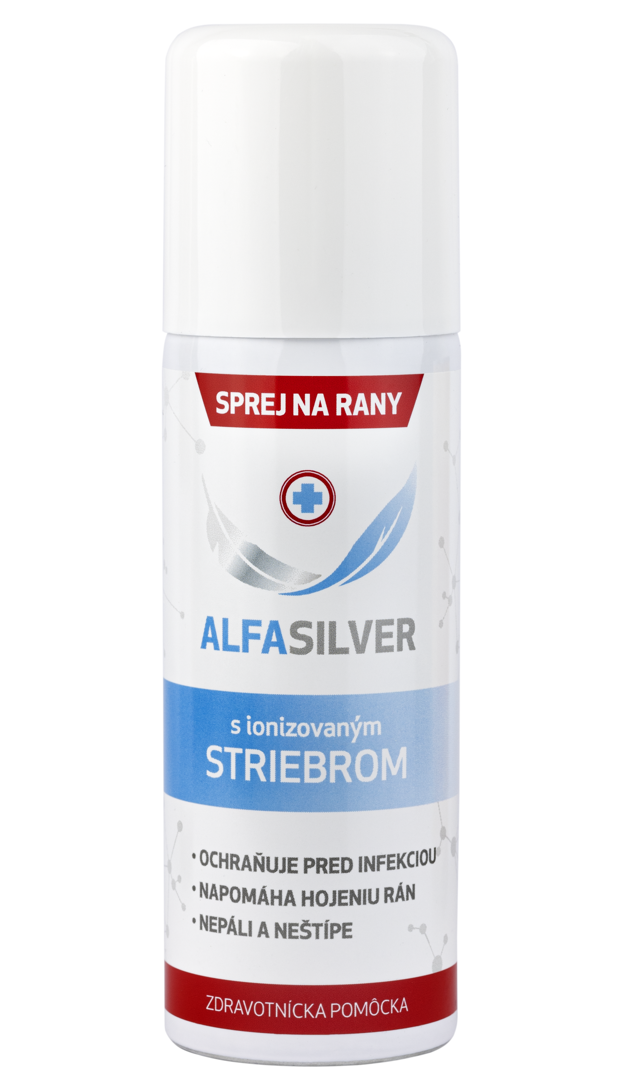 Alfasilver® Sprej na rany a odreniny s ionizovaným striebrom